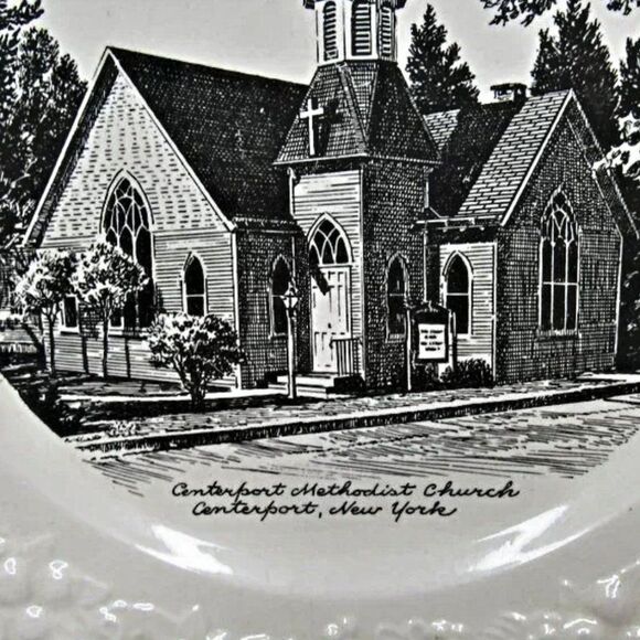Collectors 10" Memory Plate The Methodist Church in Centerport New York - Picture 2 of 5